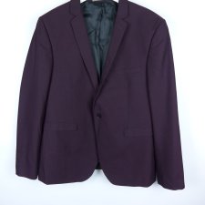 Burton elegancka marynarka ciemna śliwka 44R / L