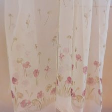 szal  mgiełka, kwiaty