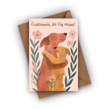 KARTKA WALENTYNKOWA- CUDOWNIE, ŻE CIĘ MAM!