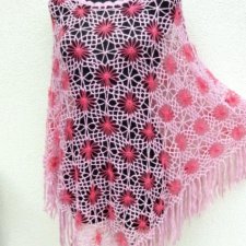 VERO MODA - PONCHO PAJECZYNA