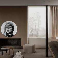 Okrągły obraz na płótnie - Brigitte Bardot, portret, portret modelki, aktorka, sława,