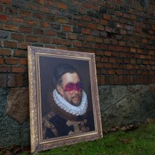 Obraz na płótnie - Pink Mask, różowa maska