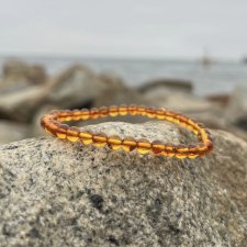 BRANSOLETKA BEADS LIGHT AMBER