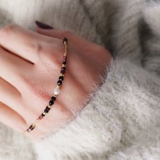 Burgund - bransoletka z kamieni naturalnych