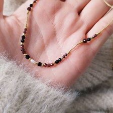 Burgund 2.0- bransoletka z kamieni naturalnych