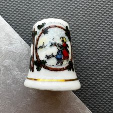 Kolekcjonerski naparstek świąteczny ❀ڿڰۣ❀
