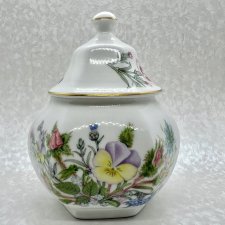 Vintage Aynsley Wild Tudor ❤ Cukiernica/pojemnik - kwiatowe zdobienie