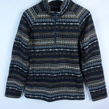 Cotton Traders dzianinowa bluza wzory / S