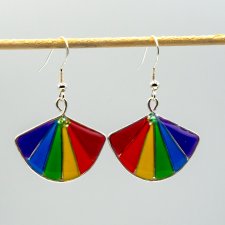 Kolczyki pride z żywicy 004