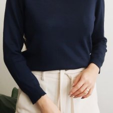 sweterek z wełny merynosa XS/S