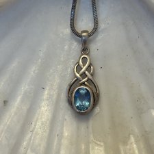SILVER 925 -  celtic spirit  - symboliczny celtycki  design - oryginalny niespotykany naszyjnik srebrny