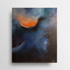 Abstrakcja - obraz akrylowy