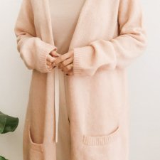 kardigan z moherem L