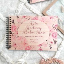 Elegancki album personalizowany na Dzień Babci i Dziadka
