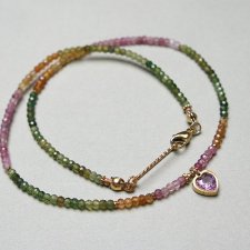 Turmaliny /choker/ vol. 31 naszyjnik /10.01.25/- Szlachetna kolekcja