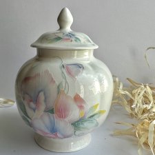 AYNSLEY - Amforka ❀ڿڰۣ❀ SWEETHEART ❀ڿڰۣ❀ Delikatna porcelana - KOLEKCJONERSKA SERIA. Kwiaty