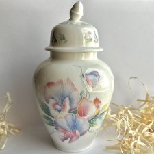 AYNSLEY - Amfora duża ❀ڿڰۣ❀ SWEETHEART ❀ڿڰۣ❀ Delikatna porcelana - KOLEKCJONERSKA SERIA. Kwiaty