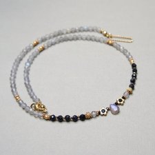 Labradoryty i szafiry /choker/ vol. 14 /07.02.25/- Szlachetna kolekcja