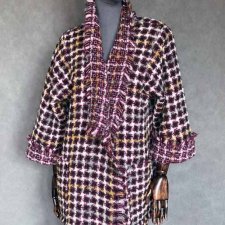Kimono sweter kardigan melanż chanelka