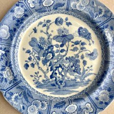 Rzadka patera! ❀ڿڰۣ❀ SPODE ANTIQUE BLUE ROOM ❀ڿڰۣ❀ Tajemniczy ogród