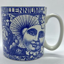 Unikacik! ❀ڿڰۣ❀ SPODE BLUE ROOM ❀ڿڰۣ❀ Spotkanie na szczycie, słońce i planety ❀ڿڰۣ❀ Kubek