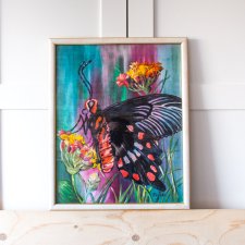 Obraz akrylowy - Motyl