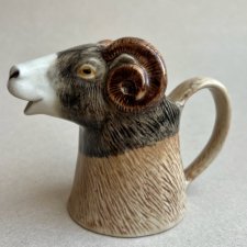 Wyjątkowy design! Pottery Milk jug ❀ڿڰۣ❀ Baran ❀ڿڰۣ❀ Quail