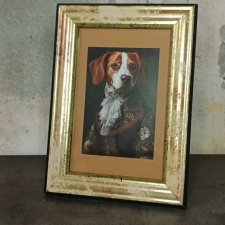 Obrazek w ramce "Pies wiktoriański"