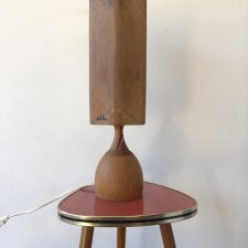 DREWNIANA LAMPA STOŁOWA, Leif Wikner, Persåsen.