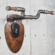 Wieszak kaski motocyklowe uchwyt kurtka hak ścienny kierownica stojak loft