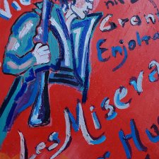 obraz do salonu portret rewolucjonisty victor hugo