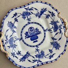 Muzealny okaz! ❤ Antique Minton Delft  ❤ Zabytkowa porcelana z 1870 roku ❤ Bardzo rzadka patera