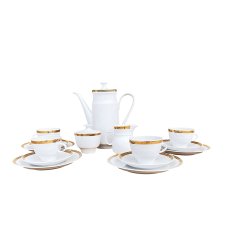 Porcelanowy serwis kawowy dla 4 osób, Ceplitz, Niemcy lata 70.