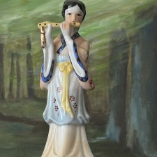 Miss Japan precyzyjnie ręcznie malowana porcelanowa figurka