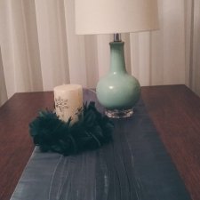 Lampa stołowa porcelanowa.
