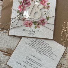 Personalizowana kartka na 18 urodziny z życzeniami