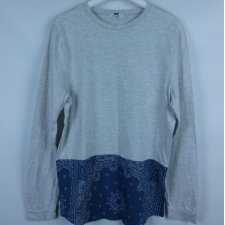 Topman cienka bluza koszulka z długimi rękawami / M