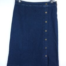 Laura Ashley jeans spódnica midi dżins 14 / 40