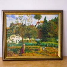 Obraz olejny według Vegetable Garden at the Hermitage Camille Pissarro