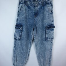Boohoo spodnie jeans joggery bjówki 14 / 42