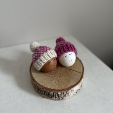 Czapeczki na jajka wielkanocne - zestaw 2 szt.
