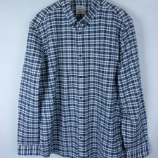 Marks Spencer regular fit koszula kratka bawełna / XL
