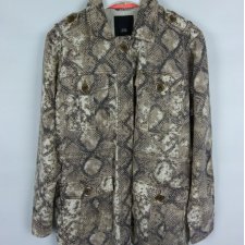 River Island cienka koszulowa kurtka parka oversize / M