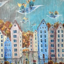 Deszczowy dzień – Giclee