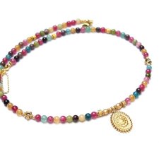 Candy - agaty /choker/ - naszyjnik - Szlachetna kolekcja