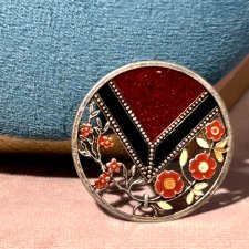 ❦❦ owalna broszka vintage ❦❦