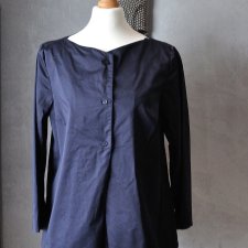 Bluzka COS granat bawełna elegant normcore S