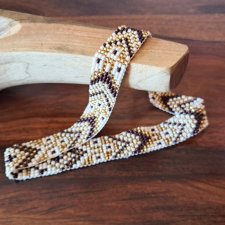 INDIAŃSKI CHOKER - rękodzieło
