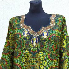 MADE IN INDIA - WZORZYSTA SUKIENKA