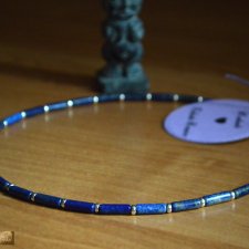 Lapis Lazuli  Naszyjnik męski Rękodzieło
